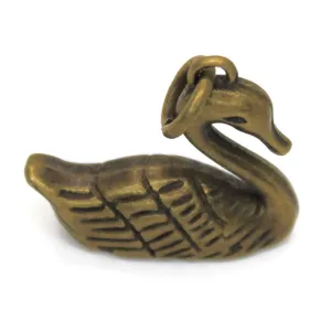 Swan Charm Bracelet, Necklace or Charm Only