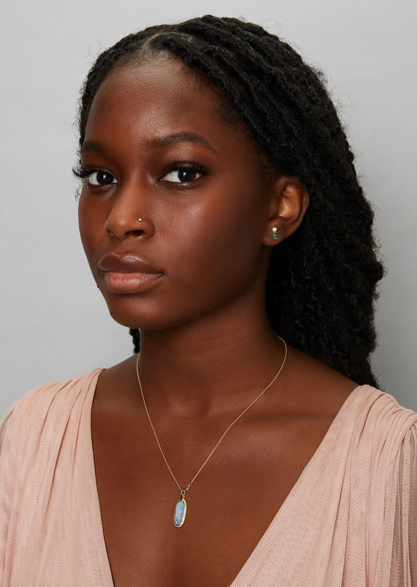 The Simone Opal Pendant Necklace