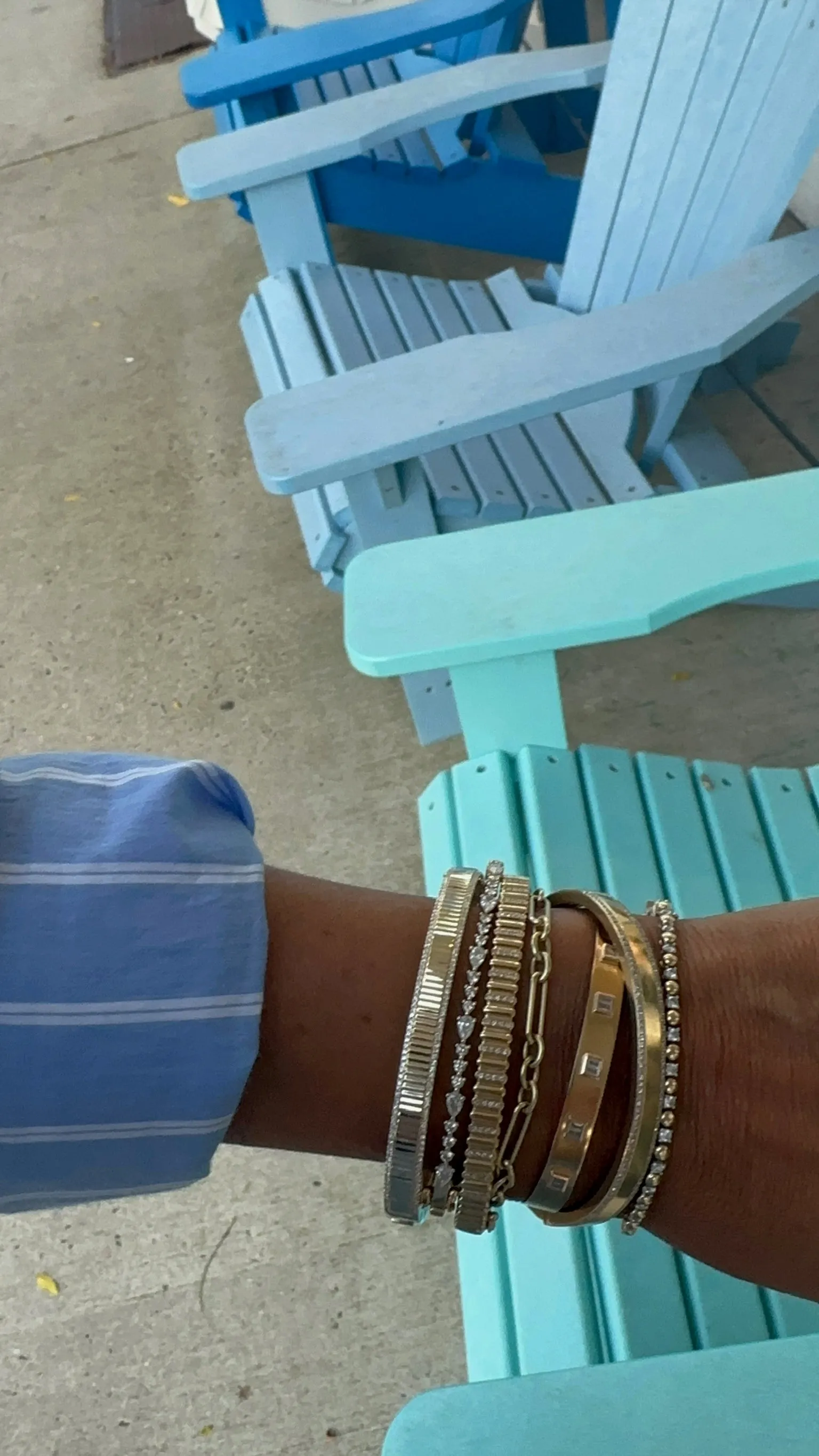The Textured Diamond Edge Bangle