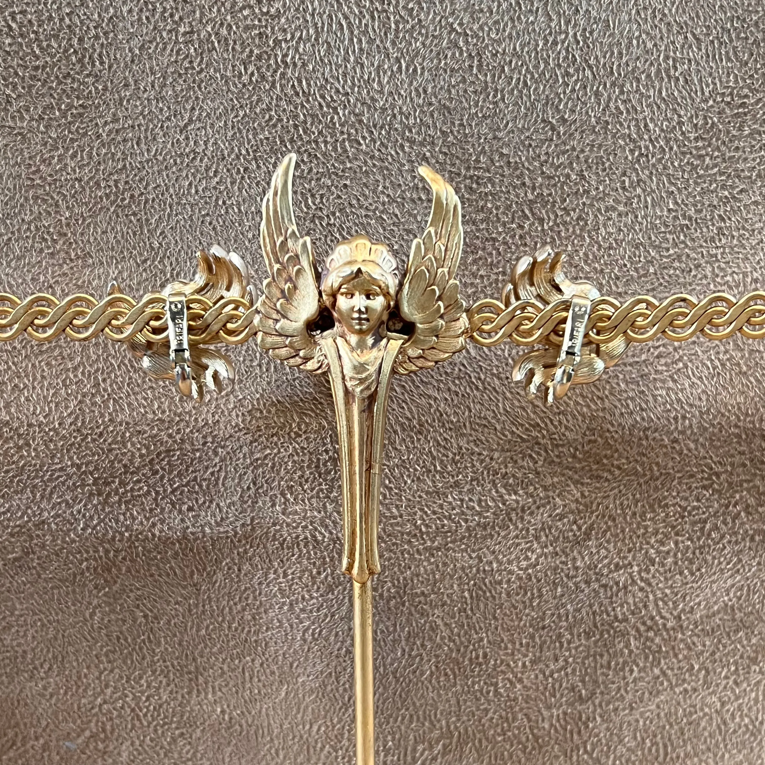 Trifari Pearl Leafy Vintage Clip On Earrings Gold Plated