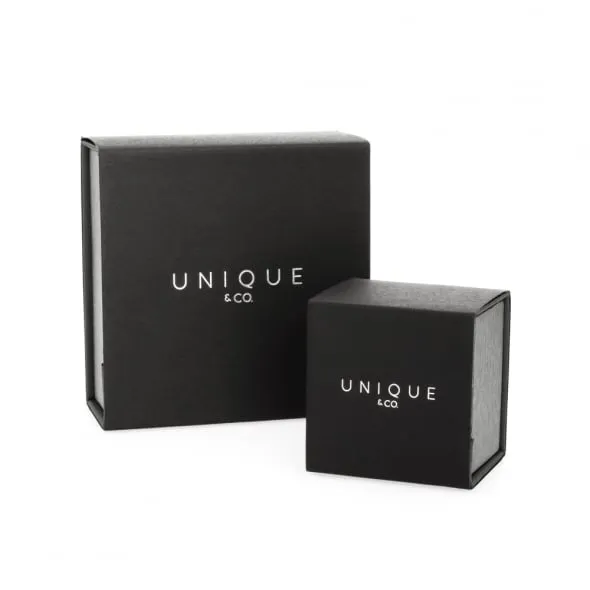 Unique & Co Black Leather Bracelet B326BL