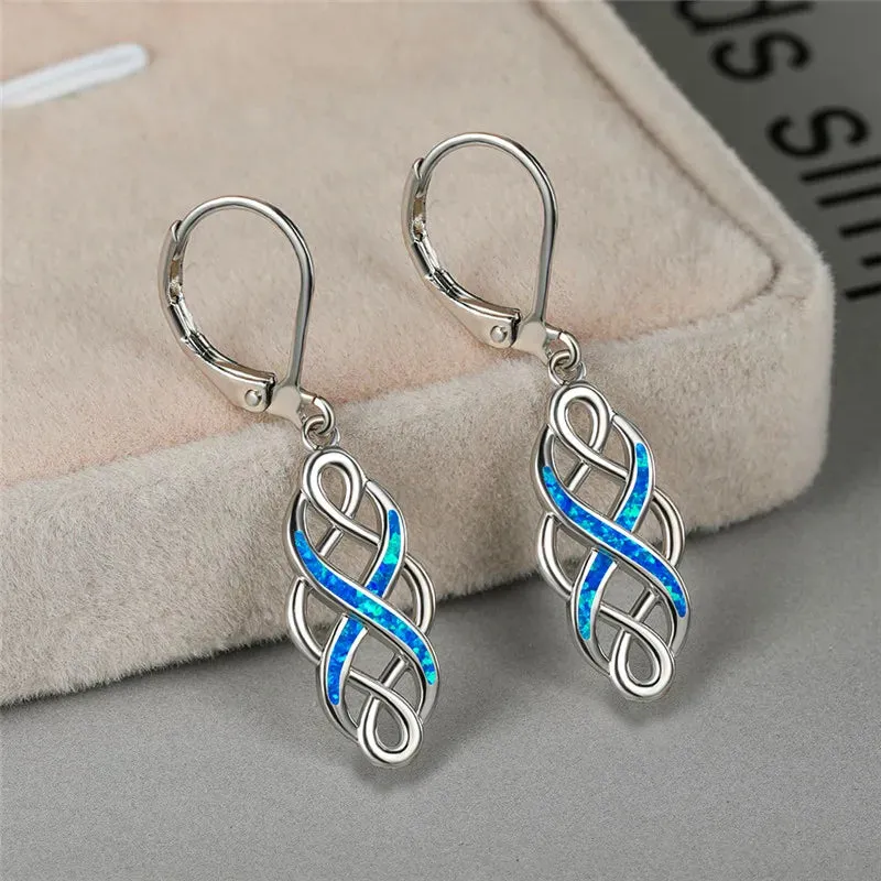 Vintage Opal Hoops