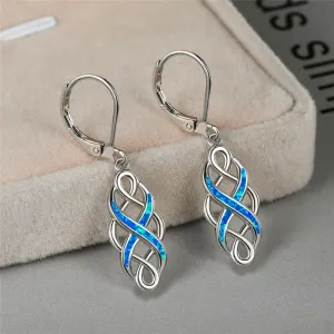 Vintage Opal Hoops