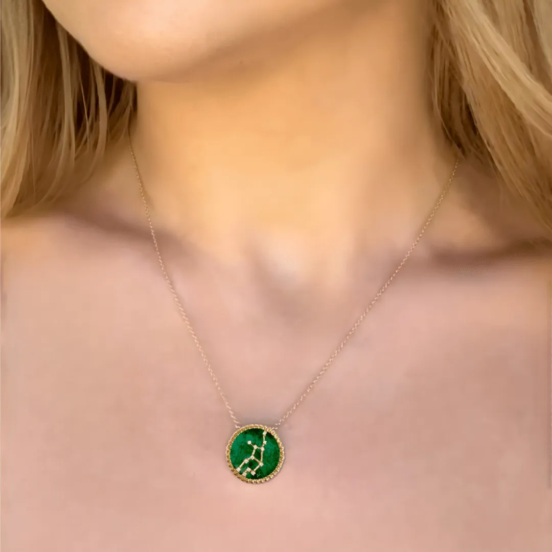 Virgo Necklace, 18k Gold