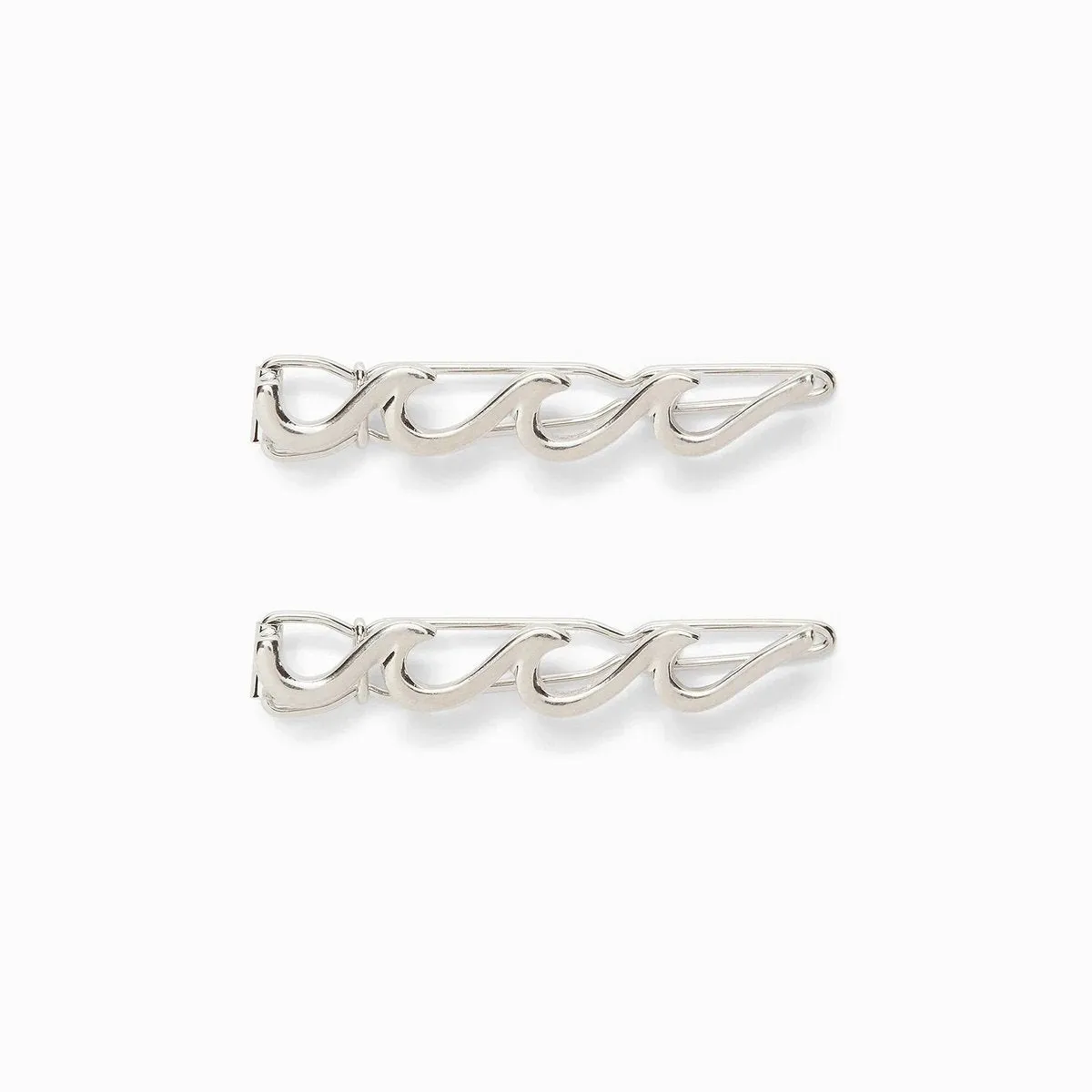 Wave Hair Barrettes ( set of two)