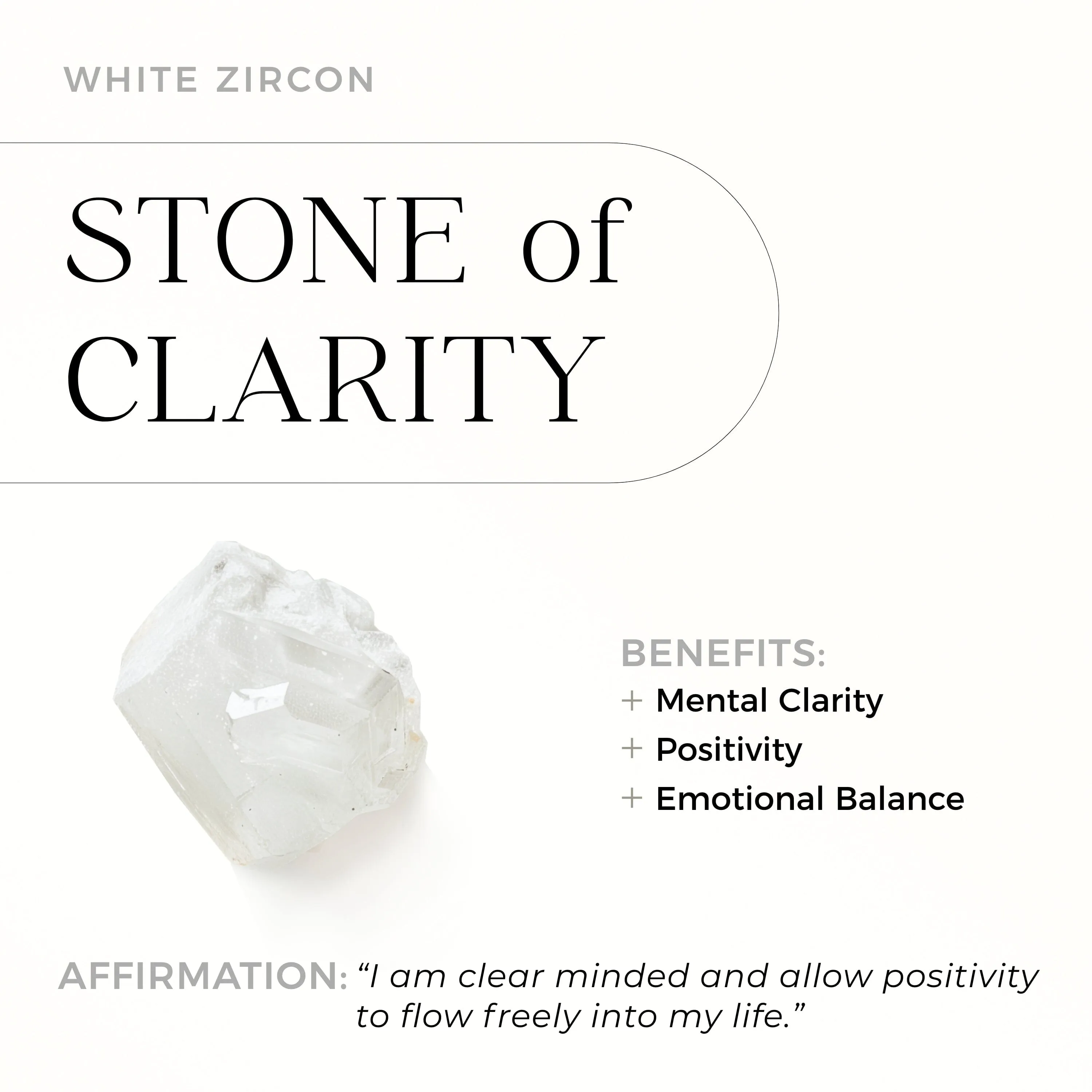White Zircon Ring Band - Tide