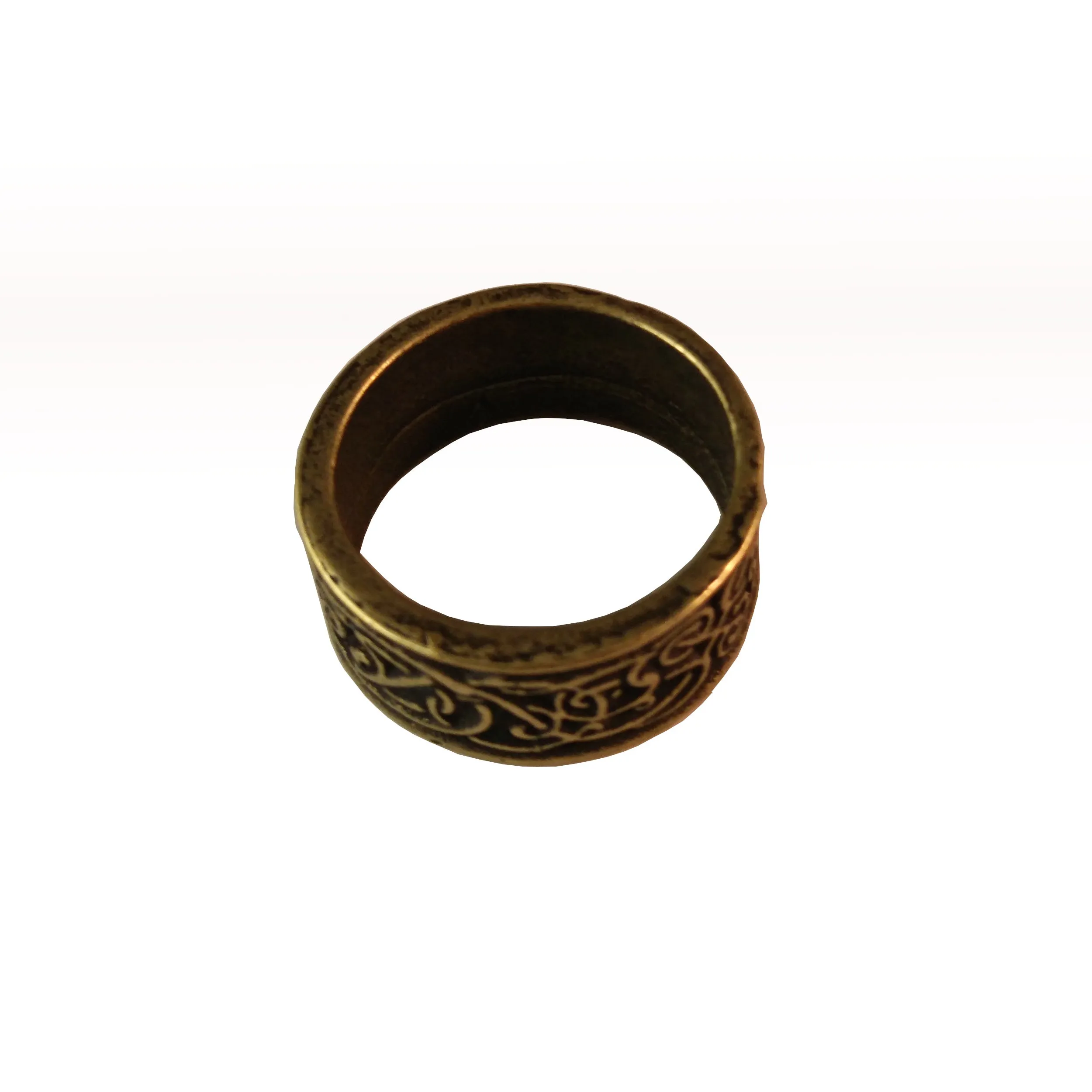 Wolf Ring Bronze Celtic Viking Knotwork
