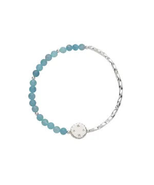 [XANADU] Seasonless PIECE OF STAR BRACELET l AQUAMARINE