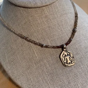Zircon & Goddess  Necklace by Ruth