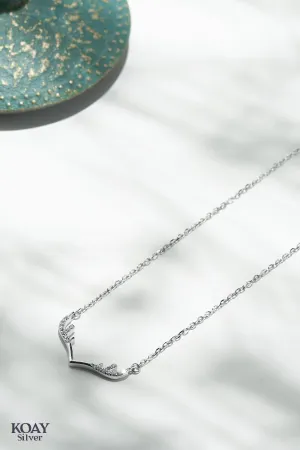 Zircon Deer Necklace