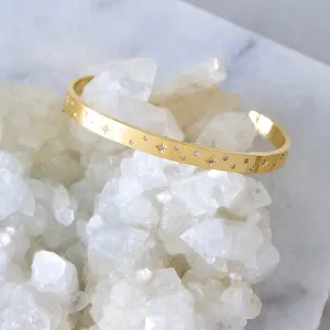 Zircon Star Cuff Bracelet - Waterproof